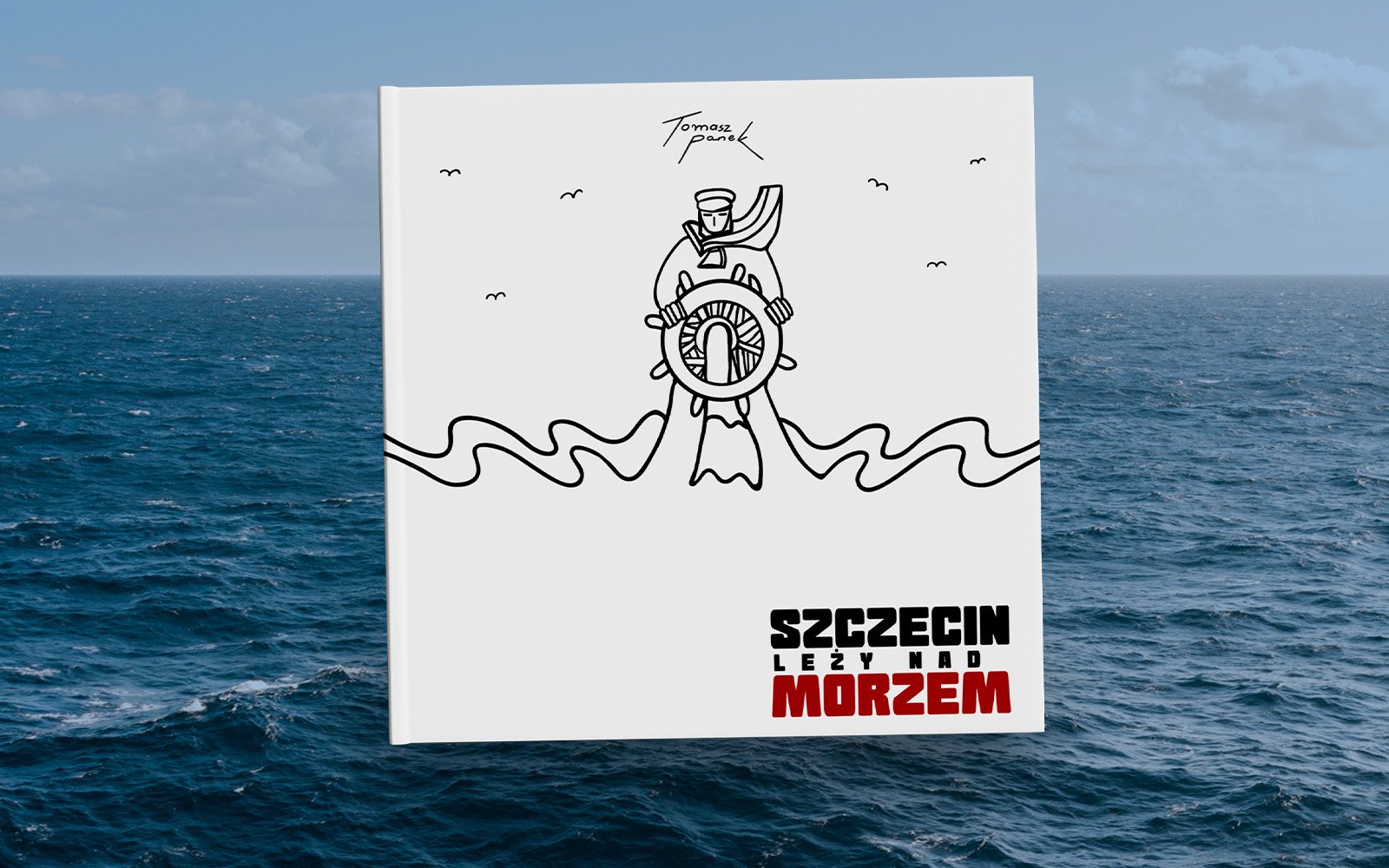 Książki o Szczecinie — "Mało Szczegółowy Przewodnik" i "Szczecin leży nad morzem" — Ilustracja, realizacja 2019 – 2023