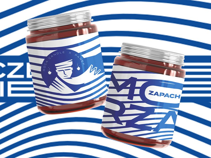 Hoca Candle — etykieta "Zapach Morza" — zdjęcie 3