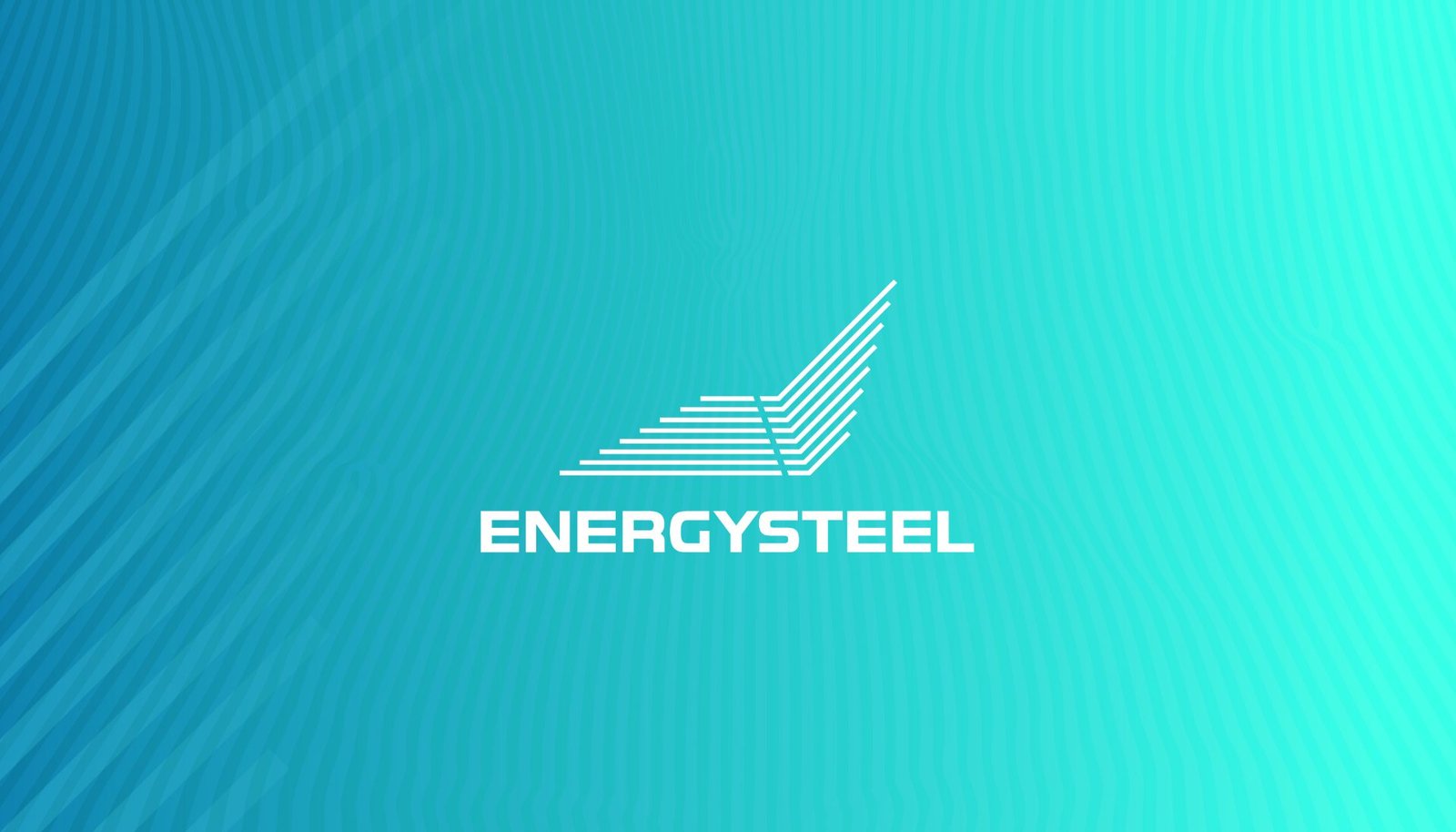 EnergySteel, logo na turkusowym tle