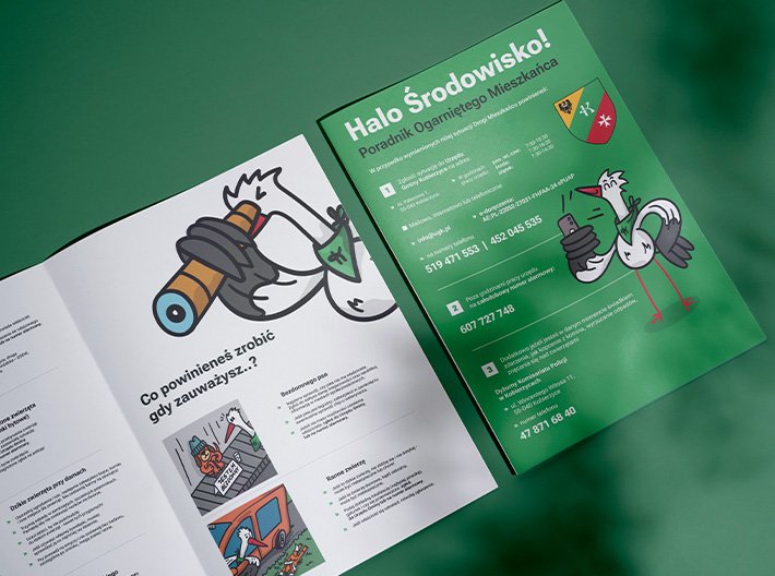 Halo Środowisko — kampania społeczna ekologiczna, materiały wizualne