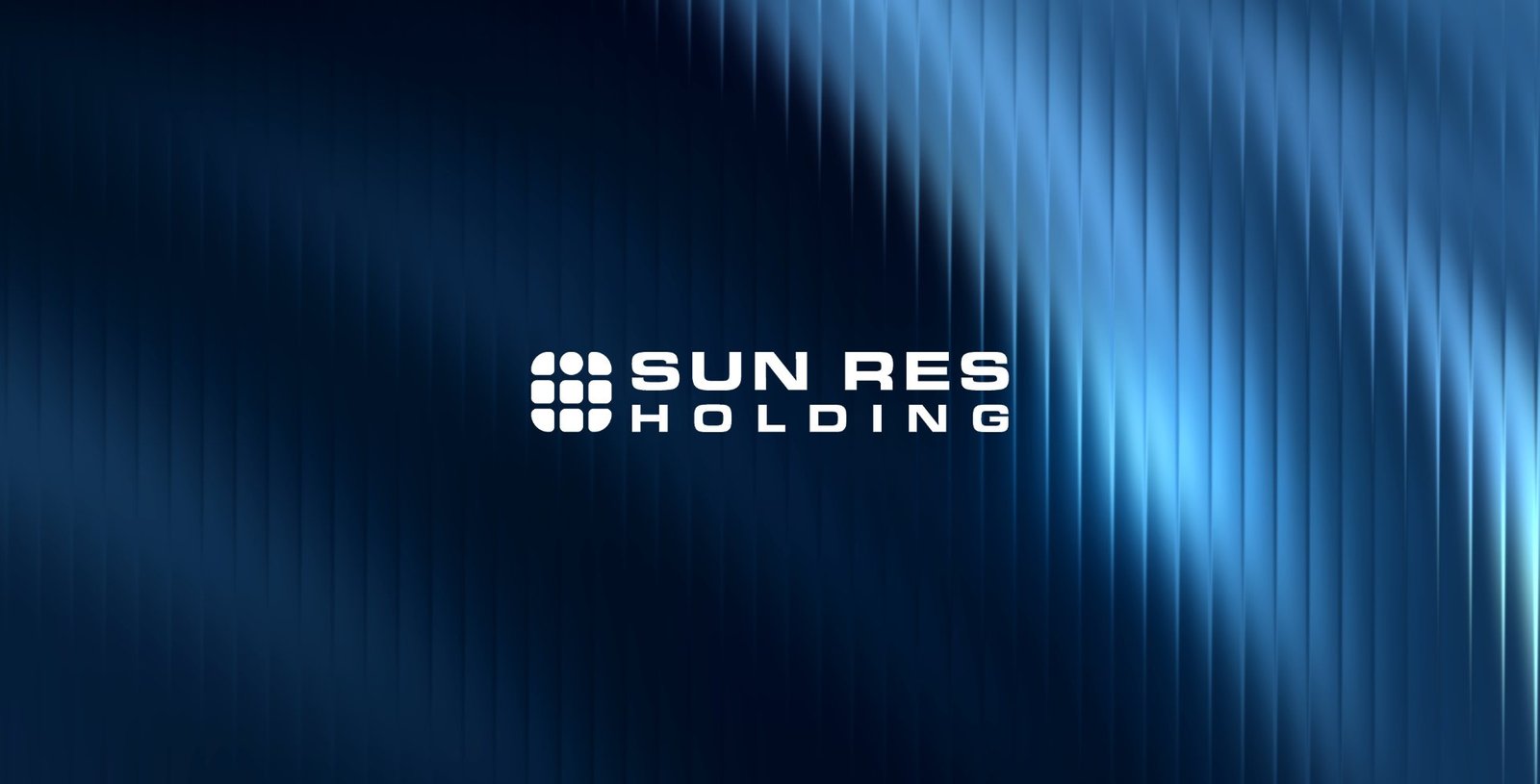 Sun Res Holding, logo na granatowym tle